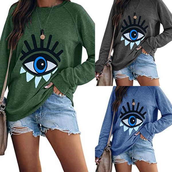 women's t-shirt eyes print sweatshirts women long sleeve autumn sweatshirt casual female loose hoodies letter pullover thin, White
women's t-shirt eyes print sweatshirts women long sleeve autumn sweatshirt casual female loose hoodies letter pullover thin, White