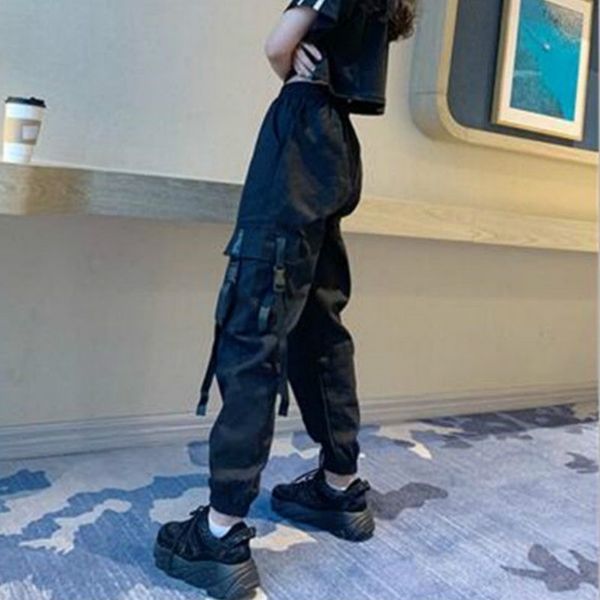 women's jeans autumn cargo pants korean loose harajuku girls overall female hip hop streetwear trousers clothing z1a7, Blue
women's jeans autumn cargo pants korean loose harajuku girls overall female hip hop streetwear trousers clothing z1a7, Blue