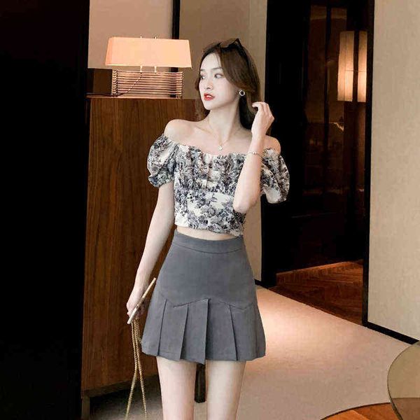 casual dresses 2022 pleated women's summer grey high waist slim a-line skirt, Black;gray
casual dresses 2022 pleated women's summer grey high waist slim a-line skirt, Black;gray