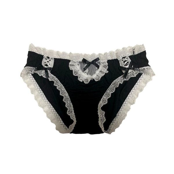 women's panties japanese pure cotton underwear women midwaist breathable crotch lace edge hip briefs, Black;pink
women's panties japanese pure cotton underwear women midwaist breathable crotch lace edge hip briefs, Black;pink