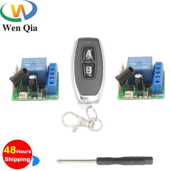 smart home control 433mhz universal wireless remote switch dc 12v1ch relay receiver module 1 rf transmitter 2 receivers for lamp room
smart home control 433mhz universal wireless remote switch dc 12v1ch relay receiver module 1 rf transmitter 2 receivers for lamp room