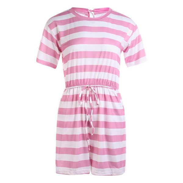 summer womens bodysuit fashion stripe tied romper short sleeve crew neck shorts suitable home sports sleepwear women's jumpsuits & romp, Black;white
summer womens bodysuit fashion stripe tied romper short sleeve crew neck shorts suitable home sports sleepwear women's jumpsuits & romp, Black;white