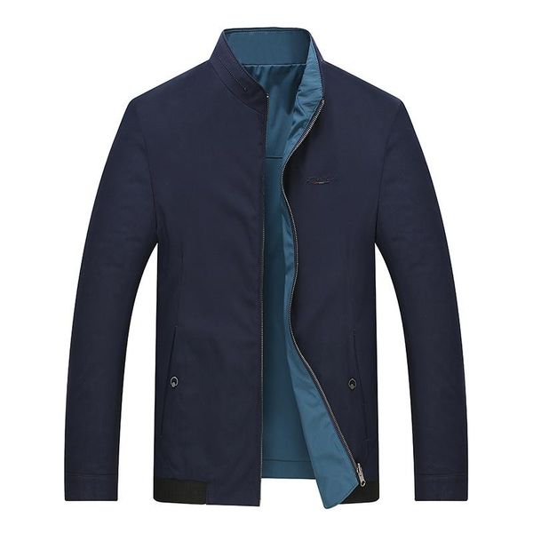 men's jackets 2021 spring reversable two side wear jacket men stand collar zip up closure business casual solid slim fit for, Black;brown
men's jackets 2021 spring reversable two side wear jacket men stand collar zip up closure business casual solid slim fit for, Black;brown