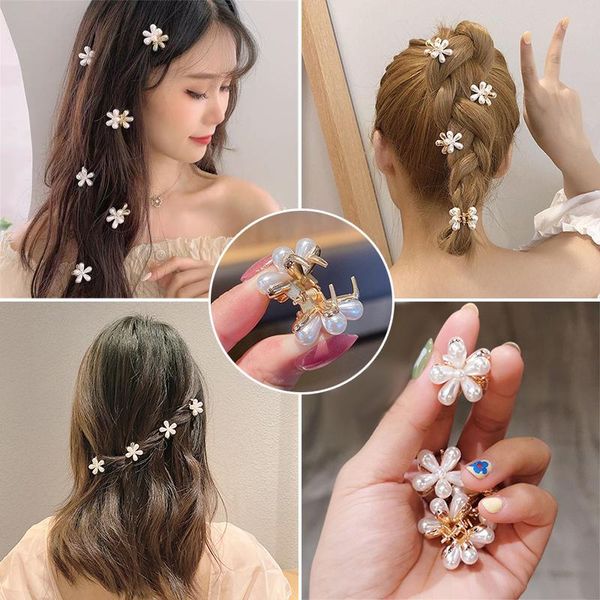 hair accessories korean elegant small flower clip women fashion simulation pearl set girl barrette wedding headwear
hair accessories korean elegant small flower clip women fashion simulation pearl set girl barrette wedding headwear