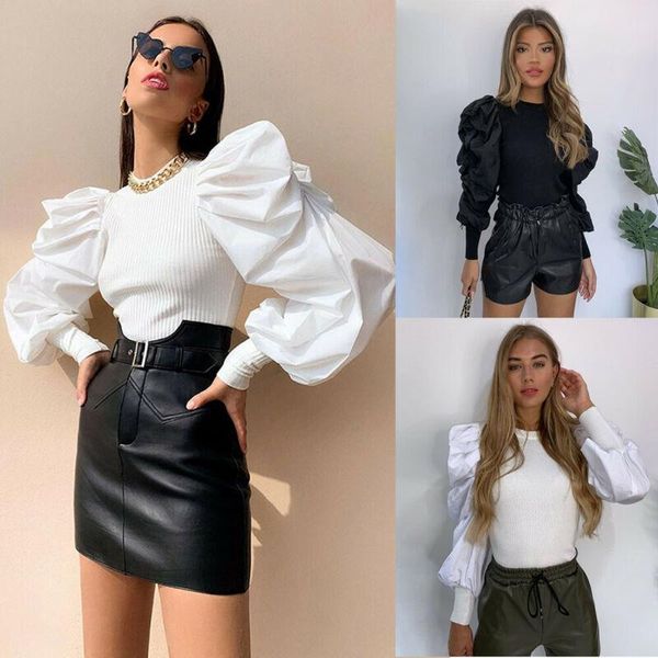 women's t-shirt summer 2021 fashion womens long puff sleeve shirts spring fall solid female black/white s-l
women's t-shirt summer 2021 fashion womens long puff sleeve shirts spring fall solid female black/white s-l