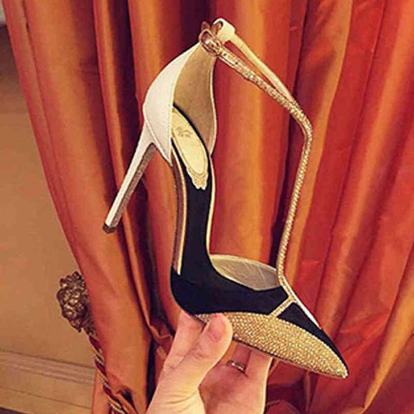 sandals women sandal 2021 exquisite pointed multicolor high heels diamond herringbone buckle hollow out stiletto shoes hsrj, Black
sandals women sandal 2021 exquisite pointed multicolor high heels diamond herringbone buckle hollow out stiletto shoes hsrj, Black