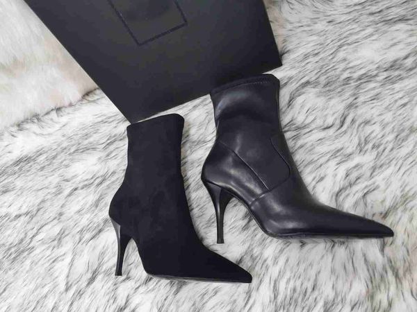 luxurious brand womens ankle half boots autumn winter pointed toes booties ladies knight thin heels genuine leather lacing martin size 35-41, Black
luxurious brand womens ankle half boots autumn winter pointed toes booties ladies knight thin heels genuine leather lacing martin size 35-41, Black
