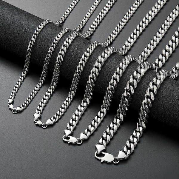 stainless steel cuban link chain necklace silver mens necklaces hip hop jewelry 6/8/10/12mm
stainless steel cuban link chain necklace silver mens necklaces hip hop jewelry 6/8/10/12mm