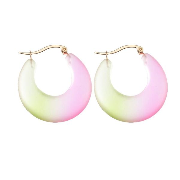 hoop & huggie fashion acrylic gradual color earrings for women colorful round circle ear hoops party jewelry gifts, Golden;silver
hoop & huggie fashion acrylic gradual color earrings for women colorful round circle ear hoops party jewelry gifts, Golden;silver
