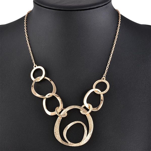 chokers exagerat annulus chocker colares colar de pingente feminino camisola declarao, Golden;silver
chokers exagerat annulus chocker colares colar de pingente feminino camisola declarao, Golden;silver
