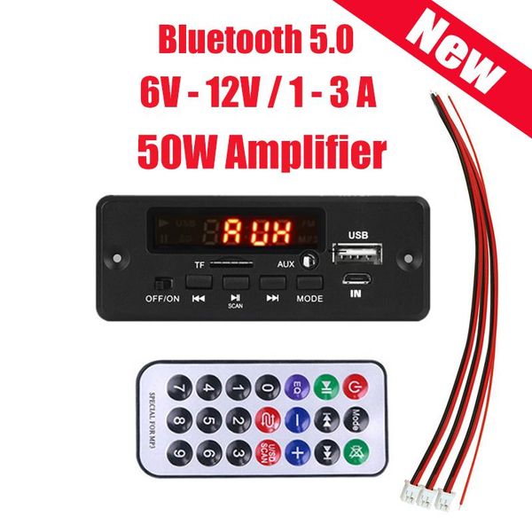 & mp4 players 6v -12v 50w bluetooth 5.0 decoding board module wireless car mp3 player / tf card slot fm remote usb recording
& mp4 players 6v -12v 50w bluetooth 5.0 decoding board module wireless car mp3 player / tf card slot fm remote usb recording