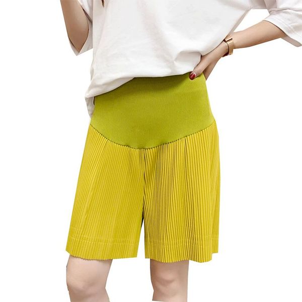 maternity bottoms 2021 summer pregnant women abdomen wide-legged pleated belly pants plus size knee-length trousers casual half, White
maternity bottoms 2021 summer pregnant women abdomen wide-legged pleated belly pants plus size knee-length trousers casual half, White