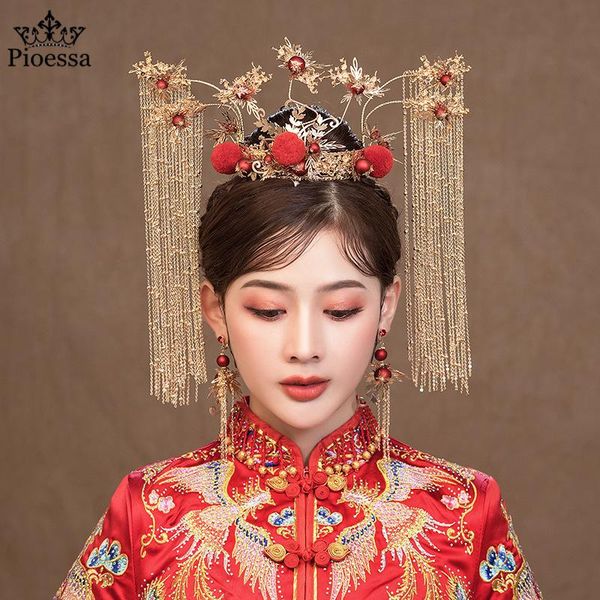 hair clips & barrettes pioessa luxurious bride chinese style phoenix coronet ancient headdress pommel tassel retro showcoat court toast dinn, Golden;silver
hair clips & barrettes pioessa luxurious bride chinese style phoenix coronet ancient headdress pommel tassel retro showcoat court toast dinn, Golden;silver