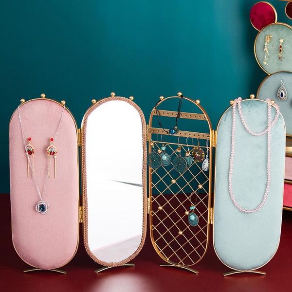 jewelry pouches, bags foldable quadruple screen rack,foldable flannel metal storage box earrings display stand ring holder necklace o, Pink;blue
jewelry pouches, bags foldable quadruple screen rack,foldable flannel metal storage box earrings display stand ring holder necklace o, Pink;blue