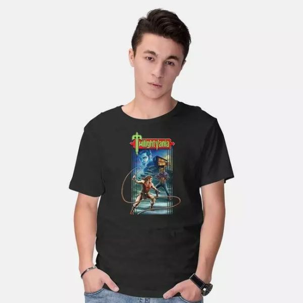 Twilightvania Woftman Vampires Comic Cover Funny Parody Black T-Shirt S-6XL, White;black
Twilightvania Woftman Vampires Comic Cover Funny Parody Black T-Shirt S-6XL, White;black
