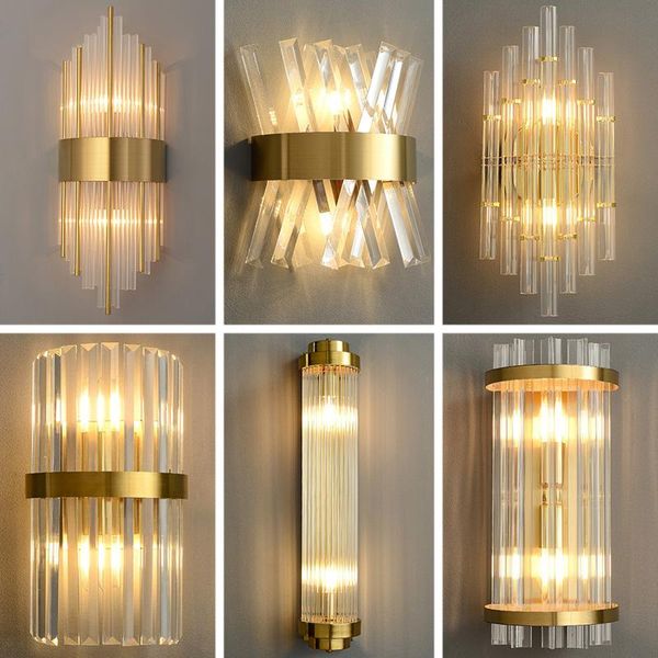 wall lamp modern light luxury crystal living room tv background dining led bedroom bedside lighting
wall lamp modern light luxury crystal living room tv background dining led bedroom bedside lighting