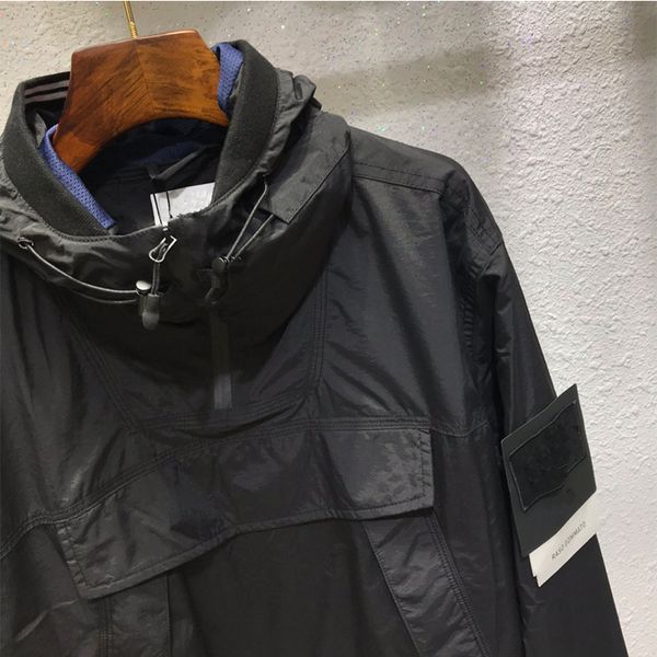 toney jacket 2023 konng gonng spring and autumn new fashion brand hooded stones metal nylon fabric coat windbreaker, Black
toney jacket 2023 konng gonng spring and autumn new fashion brand hooded stones metal nylon fabric coat windbreaker, Black