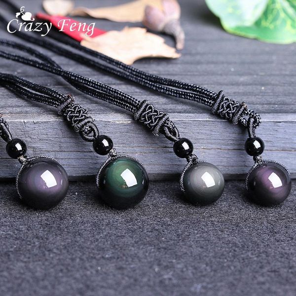 pendant necklaces trendy black obsidian beads eye ball natural stone necklace for women lucky love birthday jewelry gift, Silver
pendant necklaces trendy black obsidian beads eye ball natural stone necklace for women lucky love birthday jewelry gift, Silver