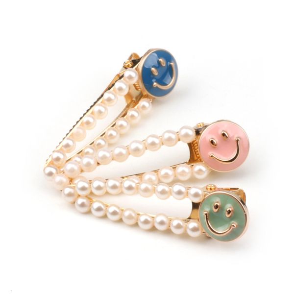 hairpin smile simple imitation pearl back of the head hair drops oil bangs side clip headdress, Golden;silver
hairpin smile simple imitation pearl back of the head hair drops oil bangs side clip headdress, Golden;silver