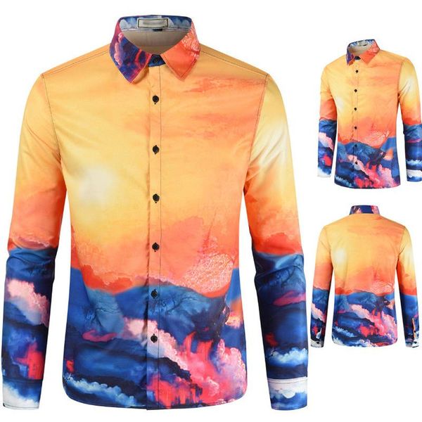 men's dress shirts summer casual 3d landscape flower shirt long sleeve decor, White;black
men's dress shirts summer casual 3d landscape flower shirt long sleeve decor, White;black
