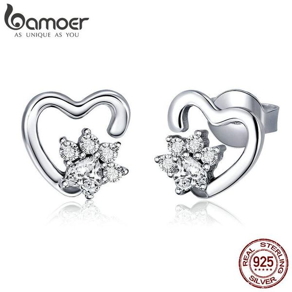 stud bamoer fashion 925 sterling silver classic heart clear cubic zircon earrings for women jewelry 2021 sce415, Golden;silver
stud bamoer fashion 925 sterling silver classic heart clear cubic zircon earrings for women jewelry 2021 sce415, Golden;silver