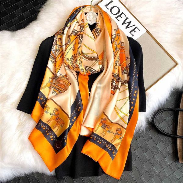 decorative spring and summer scarf women's imitation silk double layer extended carriage printing air conditioning shawl sunscreen, Blue;gray
decorative spring and summer scarf women's imitation silk double layer extended carriage printing air conditioning shawl sunscreen, Blue;gray