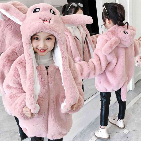 fashion ears can move girls faux fur fleece coat kids thick plus velvet warm xmas snowsuit outerwear children clothes, Blue;gray
fashion ears can move girls faux fur fleece coat kids thick plus velvet warm xmas snowsuit outerwear children clothes, Blue;gray