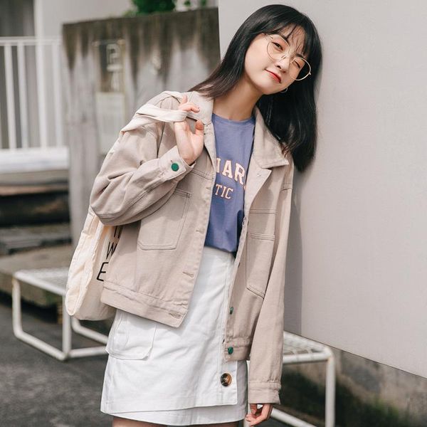 women's jackets jacket women denim casual coat baseball bomber for 2021 autumn clothes, Black;brown
women's jackets jacket women denim casual coat baseball bomber for 2021 autumn clothes, Black;brown