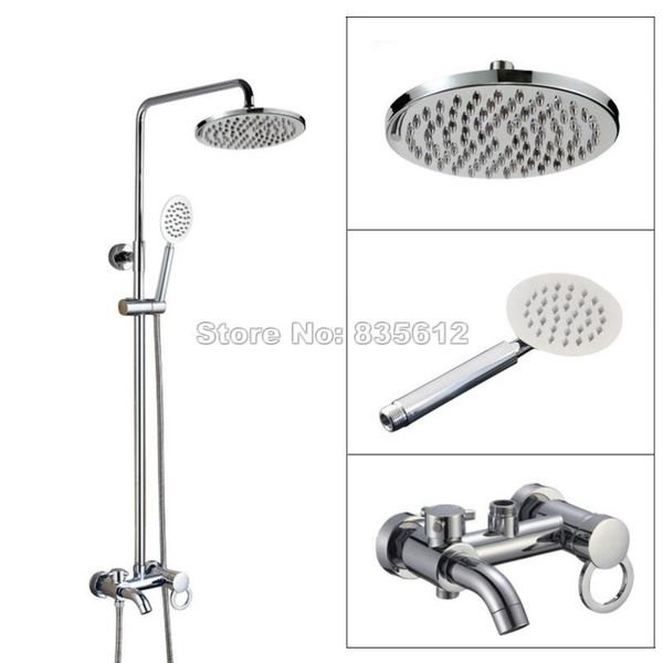 wall mounted single handle rain shower faucet set chrome finish bathroom tub mixer taps + rainfall heads wcy337 sets
wall mounted single handle rain shower faucet set chrome finish bathroom tub mixer taps + rainfall heads wcy337 sets