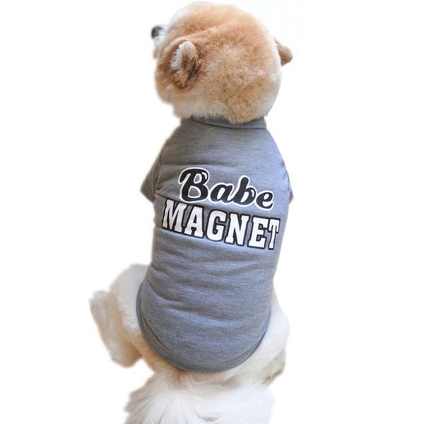 xs-l pet dog vest fashion letter t-shirt spring/summer shirt clothes for dogs cats puppy wholesale 40mc22 apparel 
xs-l pet dog vest fashion letter t-shirt spring/summer shirt clothes for dogs cats puppy wholesale 40mc22 apparel