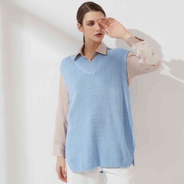 women's sweaters wixra camisola de malha feminina colete sólido com decote em v sem mangas umbigo solto casual pulôver novo 05zo, White;black
women's sweaters wixra camisola de malha feminina colete sólido com decote em v sem mangas umbigo solto casual pulôver novo 05zo, White;black