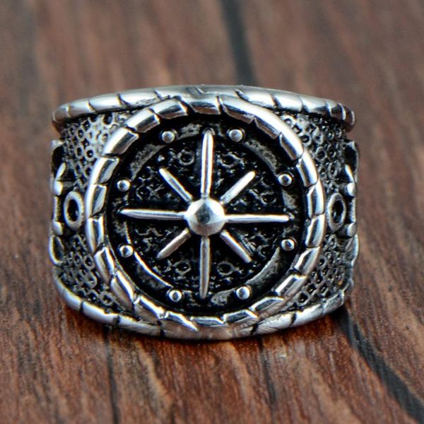 cluster rings vintage stainless steel for motorcycle party northern europe pirate compass punk cool male jewelry, Golden;silver
cluster rings vintage stainless steel for motorcycle party northern europe pirate compass punk cool male jewelry, Golden;silver