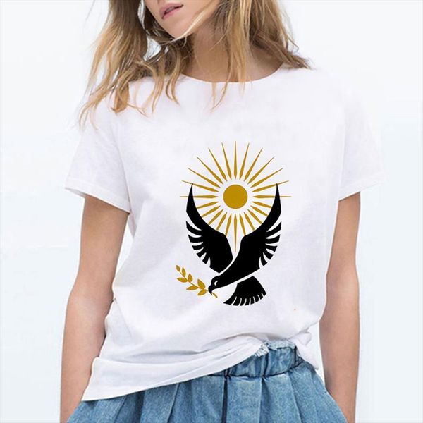the handmaids tale tv show women t shirts peace dove print casual short sleeve female o neck tee, White
the handmaids tale tv show women t shirts peace dove print casual short sleeve female o neck tee, White