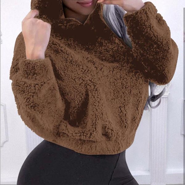 women's hoodies & sweatshirts 2021 autumn casual fashion solid color hooded loose padded plush sweatshirt street hipster, Black
women's hoodies & sweatshirts 2021 autumn casual fashion solid color hooded loose padded plush sweatshirt street hipster, Black