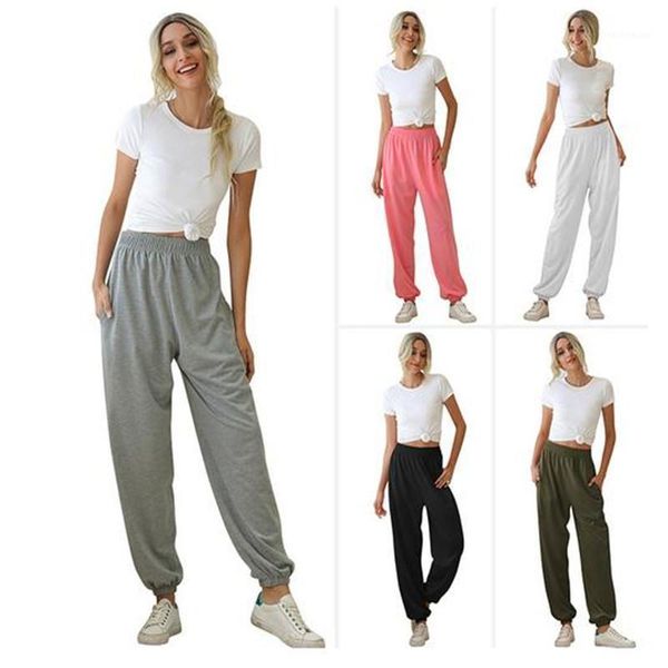 women's pants & capris women fashion casual long elastic high waist solid color loose hip hop jogging running trousers female sports, Black;white
women's pants & capris women fashion casual long elastic high waist solid color loose hip hop jogging running trousers female sports, Black;white