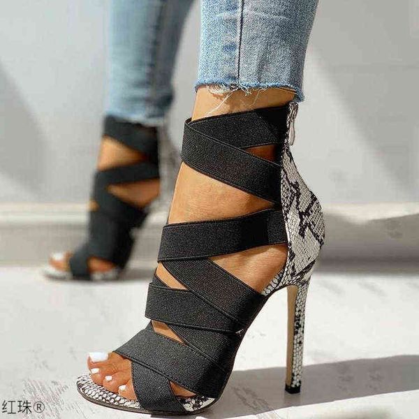 summer high-heeled shoes fish mouth straight line european and american style snake pattern thin heel fashion women's sandals, Black
summer high-heeled shoes fish mouth straight line european and american style snake pattern thin heel fashion women's sandals, Black