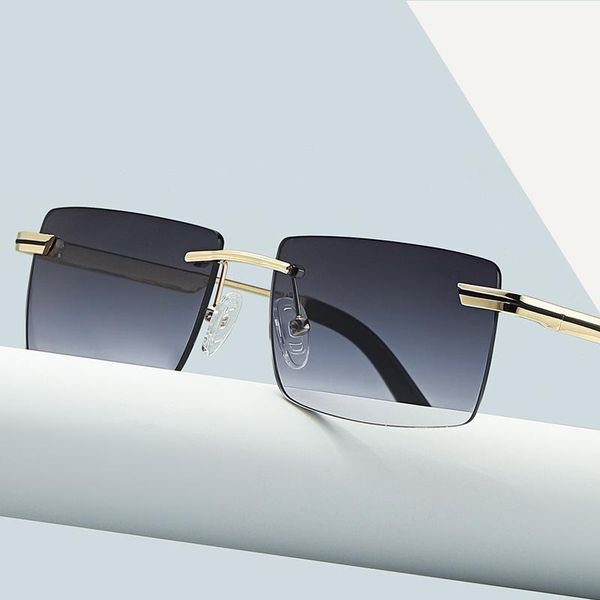 sunglasses 2021 rimless rectangle diamond cut lens vintage driving fashion lunettes soleil homme uv400, White;black
sunglasses 2021 rimless rectangle diamond cut lens vintage driving fashion lunettes soleil homme uv400, White;black