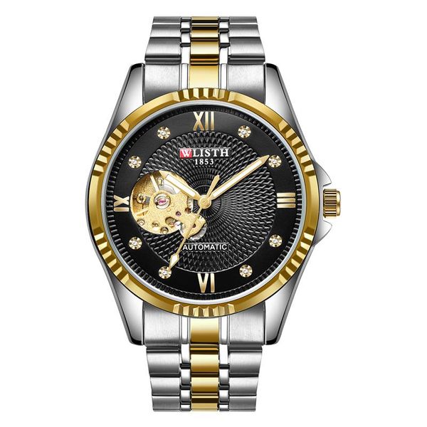 wristwatches wlisth brand silver luxury stainless steel mens skeleton watches waterproo fluminous mechanical male wrist watch, Slivery;brown
wristwatches wlisth brand silver luxury stainless steel mens skeleton watches waterproo fluminous mechanical male wrist watch, Slivery;brown