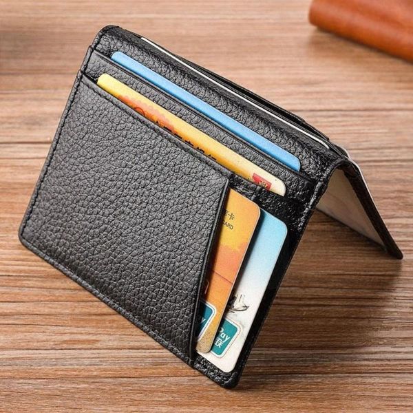 card holders 2021 ultra thin mini wallet men's small business magic wallets holder purse coin credit pu leather l3x7, Brown;gray
card holders 2021 ultra thin mini wallet men's small business magic wallets holder purse coin credit pu leather l3x7, Brown;gray