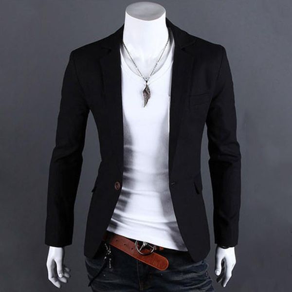 all season men suit one button business slim fit blazer latest coat designs m, , xl, ,x men's suits & blazers, White;black
all season men suit one button business slim fit blazer latest coat designs m, , xl, ,x men's suits & blazers, White;black