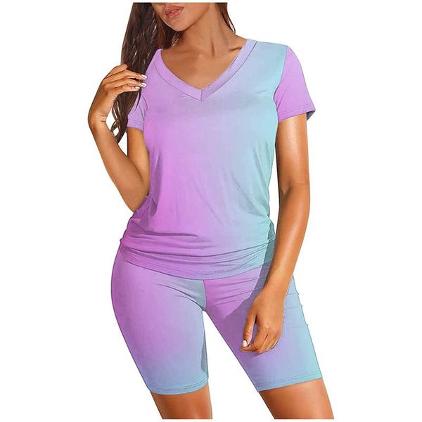 women's tracksuits shorts sets women two piece outfits summer short sleeve v neck biker set cycling suit conjunto deportivo mujer, Gray
women's tracksuits shorts sets women two piece outfits summer short sleeve v neck biker set cycling suit conjunto deportivo mujer, Gray