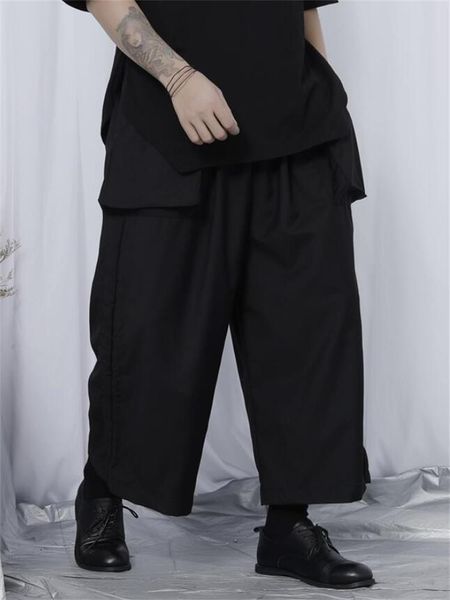 men's pants wide-leg spring and autumn yamamoto style dark personality rope design loose large size leisure, Black
men's pants wide-leg spring and autumn yamamoto style dark personality rope design loose large size leisure, Black