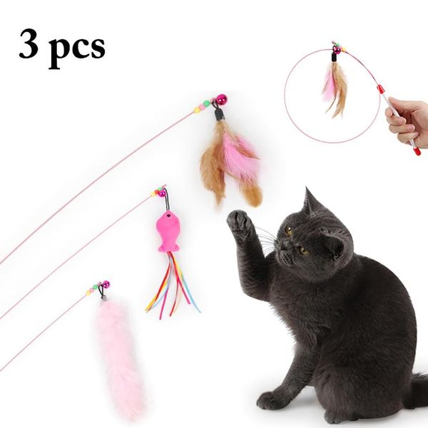 high toughness two-color feather wire funny cat stick toy solid color long interactive training toys
high toughness two-color feather wire funny cat stick toy solid color long interactive training toys