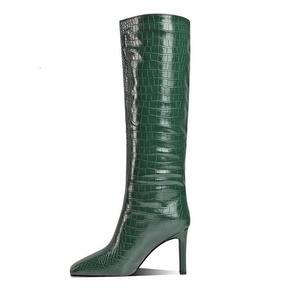 boots winter for woman fashion consice pure color red green white block heels chunky knee high 34-43 xv2b, Black
boots winter for woman fashion consice pure color red green white block heels chunky knee high 34-43 xv2b, Black