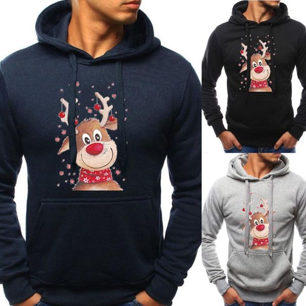 men's hoodies & sweatshirts elk christmas loose color-blocking plush hooded autumn winter tracksuits sudaderas para, Black
men's hoodies & sweatshirts elk christmas loose color-blocking plush hooded autumn winter tracksuits sudaderas para, Black