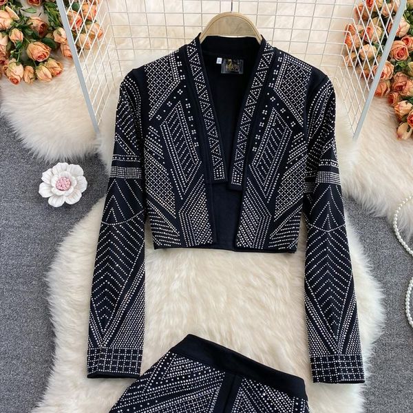 women's tracksuits women temperament suit jacket shorts arrivals two piece set fashion autumn, Gray
women's tracksuits women temperament suit jacket shorts arrivals two piece set fashion autumn, Gray