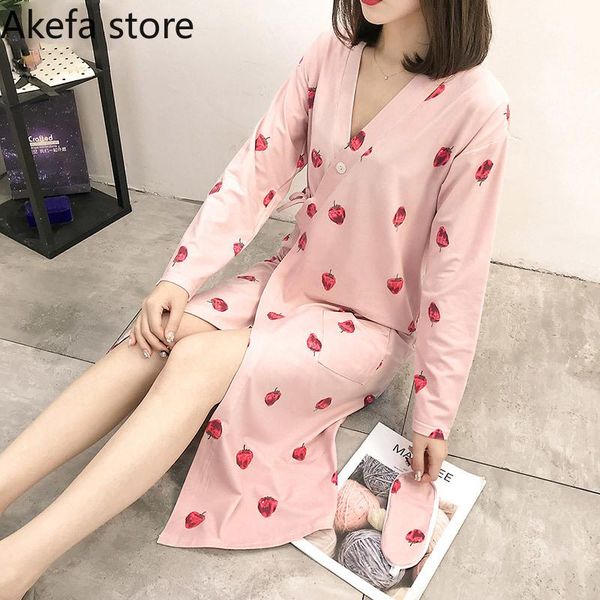 robes women chic japanese style button spring autumn womens long sleeve printed drawstring female nightwear sweet pocket women's sleepw, Black;red
robes women chic japanese style button spring autumn womens long sleeve printed drawstring female nightwear sweet pocket women's sleepw, Black;red