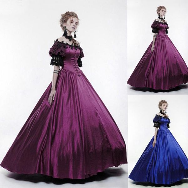 casual dresses halloween party women medieval off shoulder lace patchwork ball gown maxi dress up slim fit cosplay carnival, Black;gray
casual dresses halloween party women medieval off shoulder lace patchwork ball gown maxi dress up slim fit cosplay carnival, Black;gray