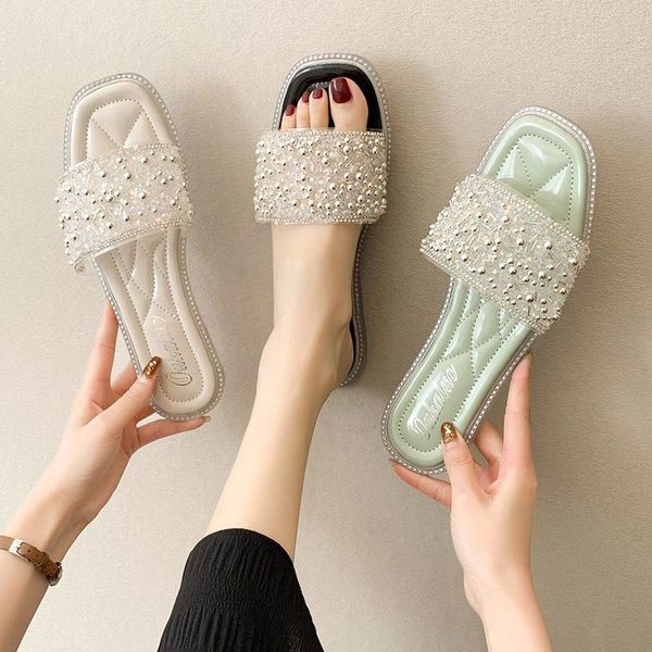 shoes women slippers flat luxury slides pantofle soft designer 2021 summer pu basic rome casual women's s, Black
shoes women slippers flat luxury slides pantofle soft designer 2021 summer pu basic rome casual women's s, Black