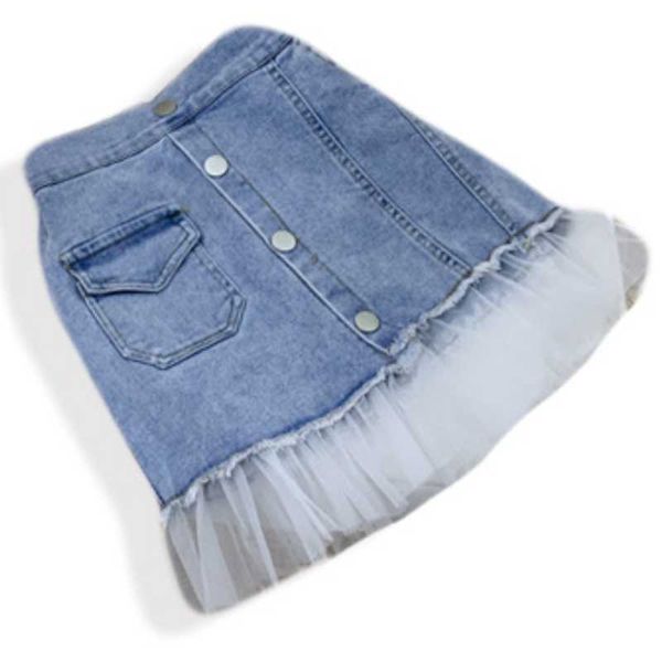 cute baby girls summer denim mesh princess irregular skirts fashion party skirt button high waist, Blue
cute baby girls summer denim mesh princess irregular skirts fashion party skirt button high waist, Blue